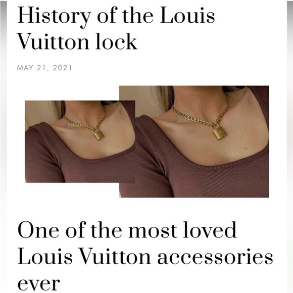 Louis Vuitton Brass Lock & Key Set - Picture 8 of 16